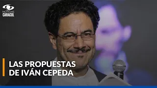Iván Cepeda, candidato presidencial, presenta sus propuestas en Noticias Caracol