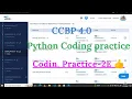 Python coding Practice - 2E NXT Wave