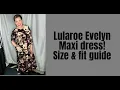Lularoe Evelyn maxi dress