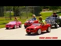 Download Lagu Boys vs Girls - Racing Power Wheels - The Coolest Cars for Kids!