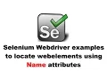 Selenium Tutorials Selenium Script To Locate Web Element By name