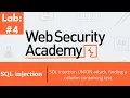 SQL injection UNION Attack - Finding A Column Containing Text