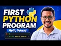 Your First Python Program Hello World in Python for Beginners
