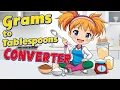 Grams to Tablespoons Converter Quick and Easy Measurement Guide