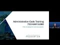 Administration Code Training Module 4