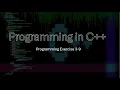 Programming in C Chapter 3 Input and Output Exercise 3-9