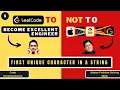 First Unique Character Code Implementation Leetcode 387 Progression90
