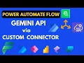 Download Lagu Power Automate Flow + Gemini API via Custom Connector  #llm #powerplatform