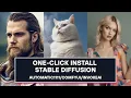 FASTEST Way To Install Stable Diffusion In One-Click Automatic1111 ComfyUI InvokeAI