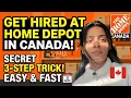How to get job in The Home Depot No Interview