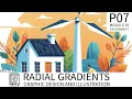 Radial Gradient using Adobe Illustrator