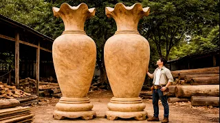 This Giant Tree Was Turned Into The Most Beautiful Luxury Wood Vase Ever Made | Millions Want It
