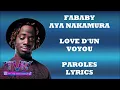 Karaoké love d’un voyou aya nakamura et fababy