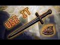 Use The Lordsworn s Straight Sword