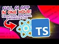 Full Stack AI Web App Tutorial