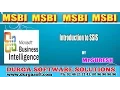MSBI Introduction to SSIS