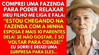 COMPREI UMA FAZENDA PARA RELAXAR MAS MEU FILHO QUERIA TRAZER PESSOAS! ENTÃO RESOLVI FAZER ISSO...