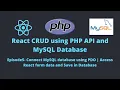 E5-REACT CRUD Connect MySQL database using PDO Access React form data and Save in Database