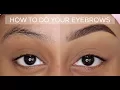HOW TO QUICK AND EASY EYEBROW TUTORIAL BEGINNER FRIENDLY UPDATED BROW ROUTINE