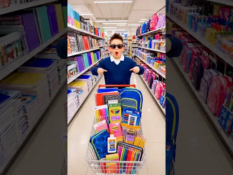 Te Compro TODOS los ÚTILES ESCOLARES en 1 MINUTO 📚✏️