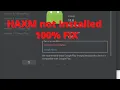 HAXM not Installed Android Studio 100 Fix Intel HAXM not Installed Android Studio