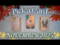 🍂🔮 NOVEMBER 2025🔮🍂 Messages \u0026 Predictions ✨ Detailed Pick a Card Tarot Reading