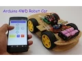 Smartphone Controlled Arduino 4WD Robot Car Part - II