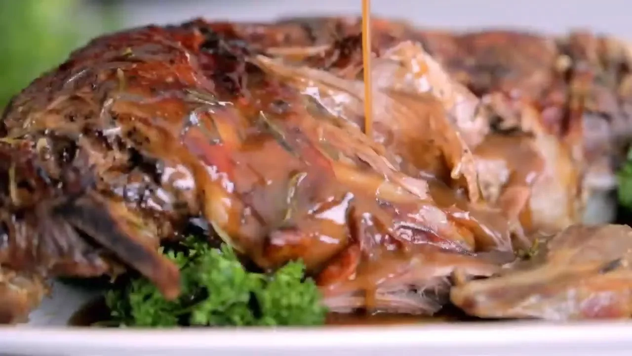 Slow Cooked Lamb Shoulder with Lemon Potatoes | Everyday Gourmet S10 Ep59