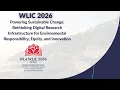 IFLA WLIC 2026 Powering Sustainable Change Rethinking Digital Research Infrastructure for