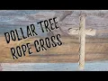 Dollar Tree Rope Cross