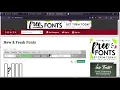 Tutorial 1001 Fonts Download and install stunning fonts for free