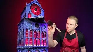 I got carried away making this Dice Tower...