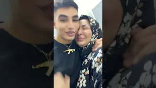 شاهد وردة شارلومانتي تودع أخوها الذي سوف يعيش في إسبانيا لقطة حزينة جدا 