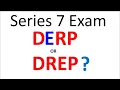 Series 7 Exam Prep - Is it DERP or is it DREP Declared Ex-date Record date Payable date or not