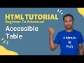 html bangla tutorial 42 Accessible table