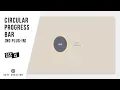 Circular Progress Bar No Plug-in CSS - JavaScript Tutorial 2019