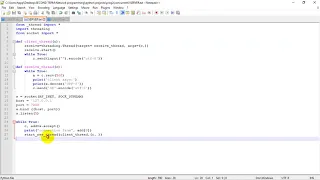 Concurrent TCP system using Python