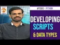 Developing Scripts Data Types Python Training Program APSSDC Mana TV