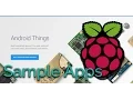 Android Things Sample Apps on Raspberry Pi 3