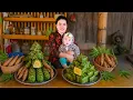 Download Lagu Making Banh Chung from Cassava to Sell at the Market - Harvesting Cassava | Trieu Thi Thuy