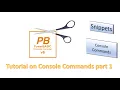 PowerBasic Snippets - Tutorial on Console commands