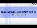 Pertemuan ke 1 Pengantar Pemrograman VB