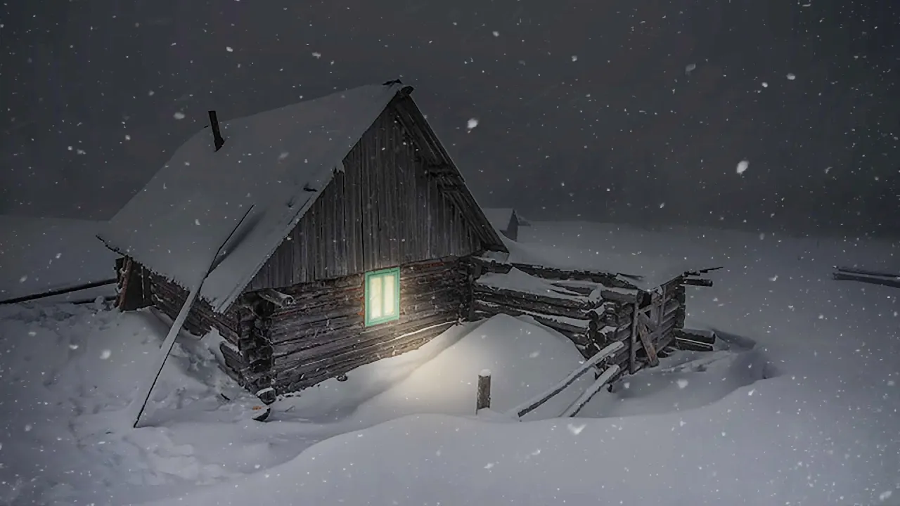 Heavy Blizzard at an Old Log Cabin┇Howling Wind & Blowing Snow┇Sounds for Sleep, Study & Relaxation Heavy Blizzard at an Old Log Cabin┇Howling Wind & Blowing Snow┇Sounds for Sleep, Study & Relaxation
