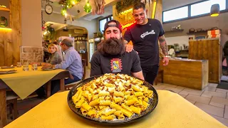 I ATTEMPTED THE BIGGEST PASTA CHALLENGE IN ITALY...IT WAS BRUTAL | BeardMeatsFood