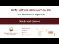 Stacks and Queues Data Structures Unit 7-2 UGC NET Computer Science Priority Queues