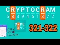 CRYPTOGRAM Word Logic Puzzles level 321 322