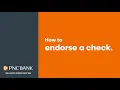 How to Endorse a Check Step-by-Step Guide from PNC Bank