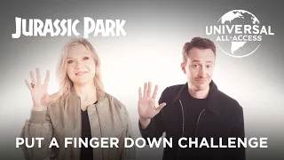 Celebrating the 30th Anniversary of Jurassic Park Put A Finger Down Challenge