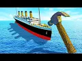 Titanic versus gigantische draaiende hamer demontage