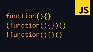 Anonymous Function Call in javascript Function Expression using Negation More